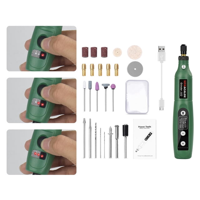 Bolígrafo grabador multiherramienta herramienta rotativa de carga USB para joyería grabado en madera Azul Sharpla amoladora