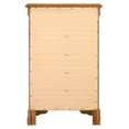 thumbnail image 5 of Passion Furniture Louis Phillipe II Oak 5 Drawer Chest of Drawers (31 in L. X 16 in W. X 48 in H.), 5 of 5