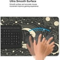 thumbnail image 3 of Sun Moon Stars Gaming Mouse Pad XL, Extended Stitched Edges Mousepad, Large Mouse Mat Desk Pad, Long Non-Slip Rubber Base Mice Pad（35.5x16 Inch）, 3 of 6