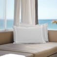 thumbnail image 3 of Lumbar Pillow Covers 20x12 Inch Set of 2, Pure Light Grey Waterproof Outdoor Pillow Covers, Simple Solid Color Decorative Cushion Pillowcases for Couch, Sofa, Bed, Garden, Patio, 3 of 9