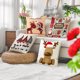 thumbnail image 2 of Juego de Almohada navideñas con Doble Cara Impresa Decoración navideña Decoraciones navideñas de Invierno(C)(4 piezas), 2 of 5