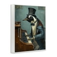 thumbnail image 4 of Stupell Industries Piano Playing Penguin Animals & Insects Painting White Framed Art Print Wall Art, 16 x 20, 4 of 10