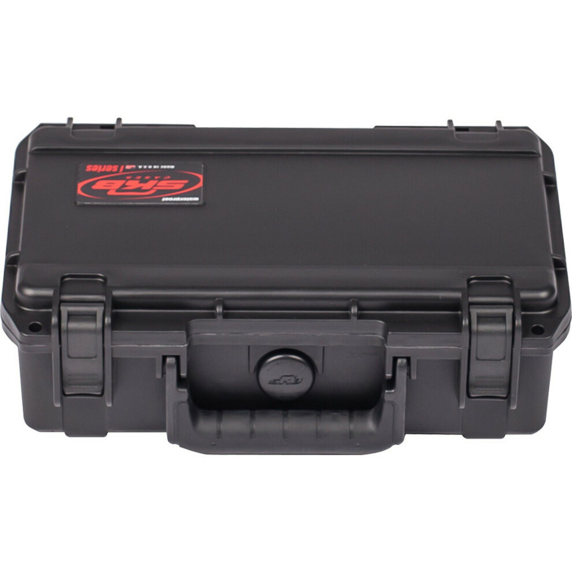 SKB iSeries 12"x9"x4.5" Black Dry Box, Waterproof Gun Case, Durable Shooting Gear Storage (3i-1006-3B-E)