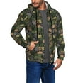 thumbnail image 2 of Vsdgher Camouflage Skulls Mens Hoodies Zip Hoodie, Hoodies for Men, Zip-up Hooded Sweatshirt-Medium, 2 of 5
