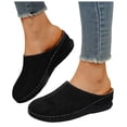 thumbnail image 6 of YLYL Women's Wedge Clogs Arch Support Non Slip Closed Toe Comfortable Casual Summer Mules, 6 of 8