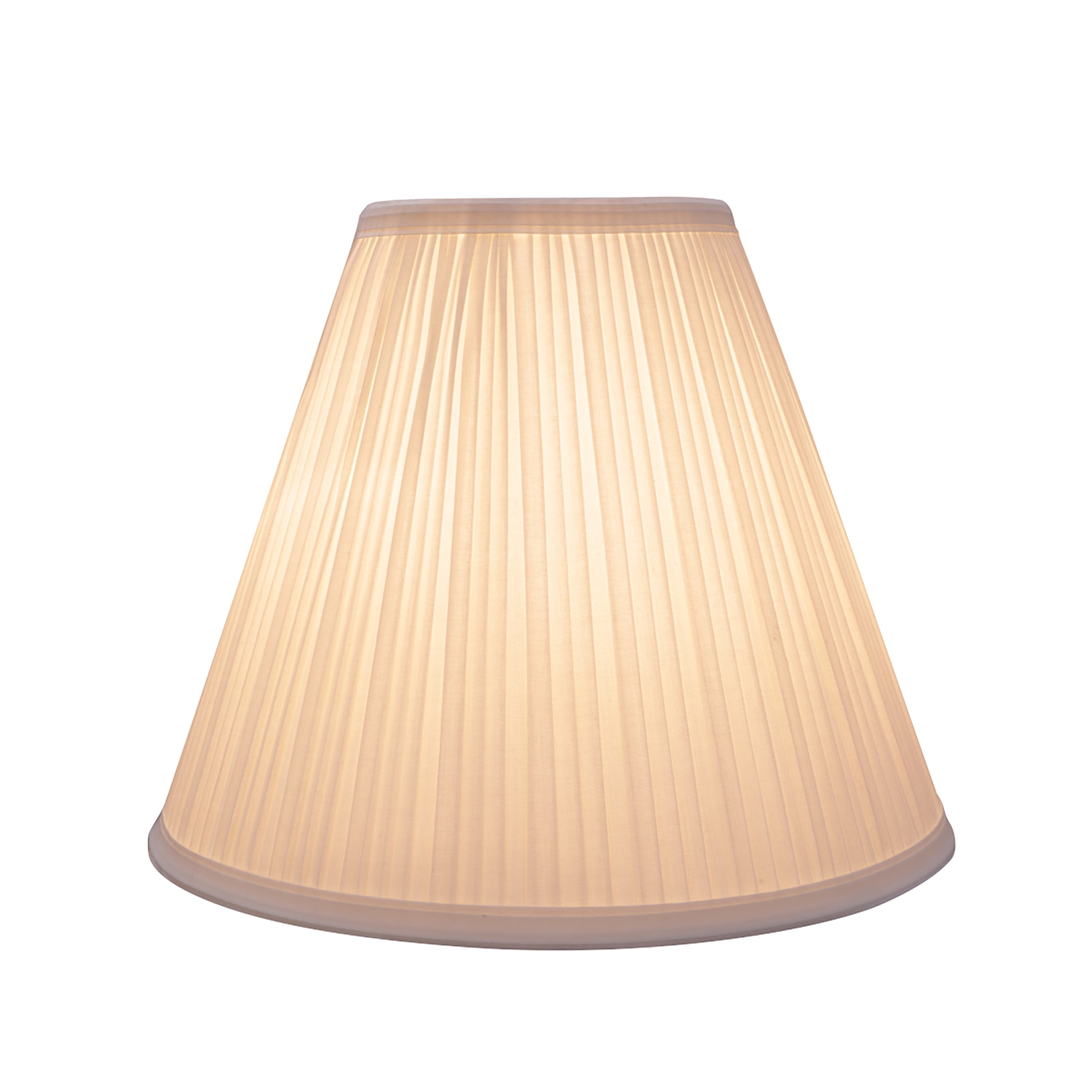 Aspen Creative 59176 Transitional Pleated Empire Shape UNO Construction Lamp Shade in Off White, 11-1/2" Wide (5" x 11-1/2" x 9-1/2")
