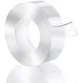 thumbnail image 1 of Cinta Adhesiva Doble Cara Extra Fuerte, 10M Nano Tape Cinta Adhesiva Lavable Sin Trazas, Cintas Adhesivas Reutilizables, Cinta Adhesiva Transparente Impermeable Antideslizante Multifuncional Adepaton MZQ-0744-1, 1 of 8
