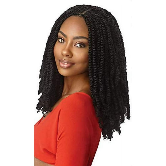 Outre Synthetic Braid X PRESSION TWISTED UP 2X SPRINGY AFRO TWIST 12 (5-Pack, 1)