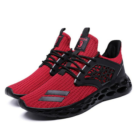 Men's Pu Breathable Sports Running Shoes Sneakers Mesh Street Sport ...