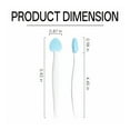 thumbnail image 2 of ACDANC 2026 New 5Pcs Face Scrubber Dual Function Brush Head Silicone Face Scrubber Includes Blackhead Removal Loop on Brush End Face Exfoliator Scrubber, 2 of 7