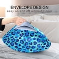 thumbnail image 5 of Ryvnso Satin Pillowcase Leopard Blue Pillow Cases Standard Size 26x20in, 5 of 6