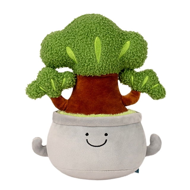 Muñeco de Peluche de Simulación de Plantas Suculentas en Macetas, Almohada de Flores en Maceta, Decoración Suave para la Mesita de Noche A