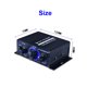 thumbnail image 5 of AMPLIFICADOR DE POTENCIA de Audio Brillar 2*50W Ecualizador de graves y agudos 20W ~ 200W HiFi Cine en casa para coche Clase D Mini amplificador de música Digital, 5 of 6