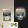 thumbnail image 2 of Yayeee LED Plug in Night Light for The Home with Auto Dusk to Dawn Light Sensors, 2 Pack, Mountains at Dawn, 2 of 6