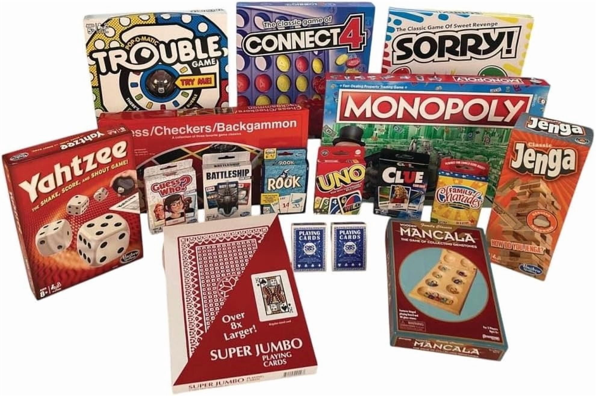 Games Pack – 17 Classic & Engaging Games, Perfect for Summer Camps, Afterschool Programs, Family Game Nights, Nursing Homes, & Group Activities!