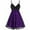 Purple, variant on Enjoytime Dresses for Women Vintage Gothic Dress Women Halloween Spaghetti Strap Cami Lace up Mini Dress Halloween Costumes Woman 2025