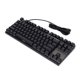 thumbnail image 4 of Teclado mecánico con capacidad de respuesta Uso cómodo 50 millones de clics Interfaz USB duradera Teclado RGB de 87 teclas para computadora Interruptor azul negro, 4 of 10