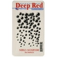 thumbnail image 2 of Timbres Rouge Profond 3X505216 Fond à Bulles, 2 par 3 Pouces, 2 of 2