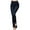 Black, variant on Xysaqa Denim Look Stretchy Jeggings for Women Skinny Jean Imitation Women Stretch High Waist Tummy-Control Cotton Leggings for Women Trendy