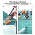 thumbnail image 3 of Tapete De Corte De PVC Autocurativo Con Escala Para Escribir, Pintar Y Tallar, Tapete De Corte Tapete De PVC Verde Práctico Tablero De Almohadilla Cortada, 3 of 8