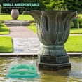 thumbnail image 2 of Radeau d'Île Flottante en Plastique 1Pcs 13.8X13.8X1.6In, 2 of 7