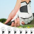 thumbnail image 1 of Guante de golf de piel de oveja para la mano izquierda | Antideslizante Transpirable Duradero | Suave corte de piel de oveja y lycra | Comodidad ligera | Blanco | Entrenamiento y Competición de, 1 of 6