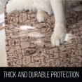 thumbnail image 4 of Original Patent Pending Reversible Small Sofa Protector, Many Colors, Seat Width to 62 Inch, Furniture Slipcover, 2 Inch Strap, Couch Slip Cover Throw for Pets, Kids Cats, Dog Chocolate, 4 of 8
