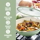 thumbnail image 2 of Sartén Wok GreenLife, antiadherente, 30 cm (5 L), con tapa, color verde salvia, 2 of 7