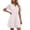 Beige, variant on Women's Summer Casual Lined Eyelet V Neck Short Sleeve Ruffle Tiered Smocked Waist Beach Vacation Dress 1 Pc Sizes S M L XL XXL Navy Pink Purple Sky Blue Beige