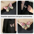 thumbnail image 5 of LULULION Rhinestone Butterfly Pin Multi-Color Alloy for Clothing and Hats, 5 of 6