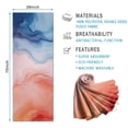 thumbnail image 2 of Blue Red Purple Marble Pattern Hot Yoga Mat Towel Non Slip for Hot Yoga - Quick-Drying Yoga Mat Cover with 4 Corner Pockets with Travel Bag - Hot Yoga Towel Non Slip 70"x26", 2 of 6