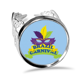 thumbnail image 1 of Rio Brazil carnaval Anillo de compromiso de boda de amor ajustable Unbranded M, 1 of 3