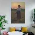 thumbnail image 6 of Jules Breton Prints 《The Song of The Lark》 Wall Art Poster Art Poster Canvas Painting Decor Wall Print Photo Gifts Home Modern Decorative Posters 12x18inch(30x45cm), 6 of 6