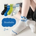 thumbnail image 4 of Ougyinr 1-12 Years Toddler Baby Socks Short Socks Thin Socks Kids Socks Cotton Socks Breathable Socks Cartoon Socks for Boys Girls 5 Pack, 4 of 9