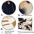 thumbnail image 3 of Designart "Fight Of Gold And Black Abstraction" Abstract Shapes Wall Decor, 3 of 7