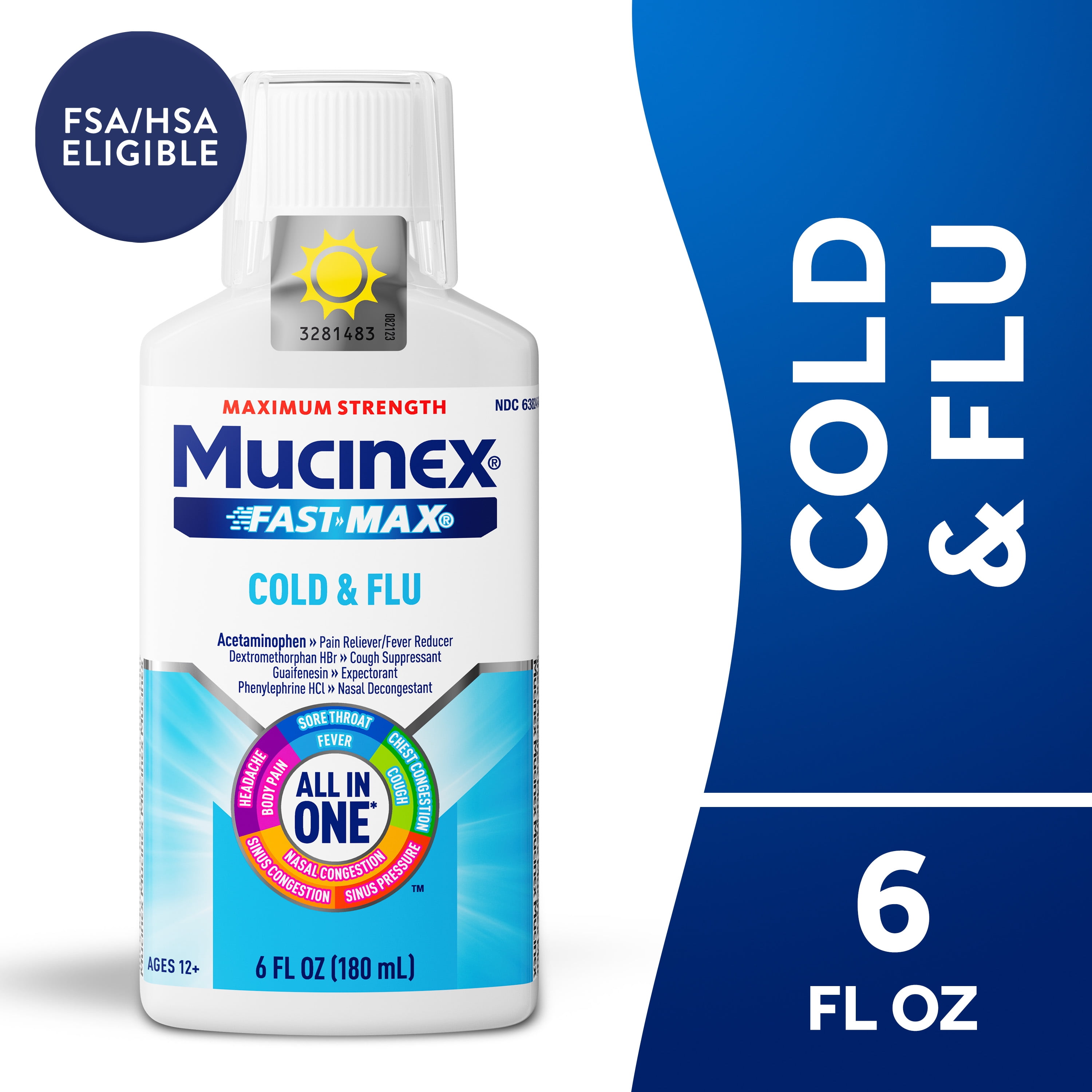 Mucinex InstaSoothe Sore Throat + Pain Relief Elderberry & Wild