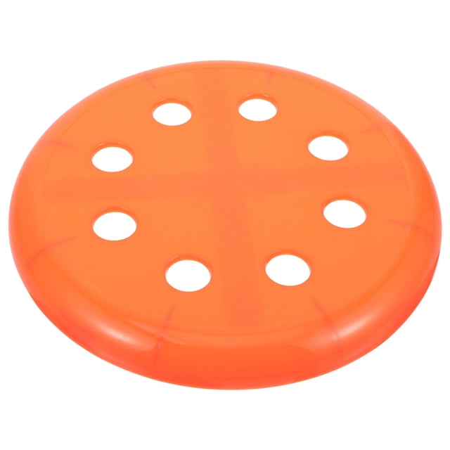 OULII Sturdy Bar Stool Covers Plastic Orange 1Set for School Party Celebration