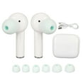 thumbnail image 2 of Language Translator Earbuds, Bluetooth5.3 Wirelesss Wearable Real Time Two Way Translator Device for 144 Languages Online Translation with APP and Power Display for IOS, 2 of 7