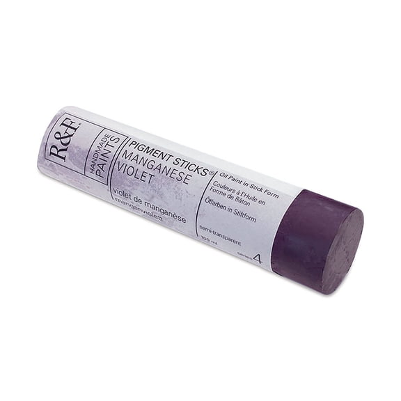 R&F Handmade Paints Pigment Stick, 100ml, Manganese Violet