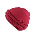 thumbnail image 2 of Gureui Men Wrap Head Hat, Retro Vintage Elastic National Spring Fall Soft Adult Male Bandage Cap, 2 of 3