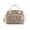 beige leopard, variant on Linvy coffee colored leopard print insulated lunch bag, large reusable refrigerated tote bag with adjustable shoulder straps, leak proof insulated lunch box for men and women, suitable for work