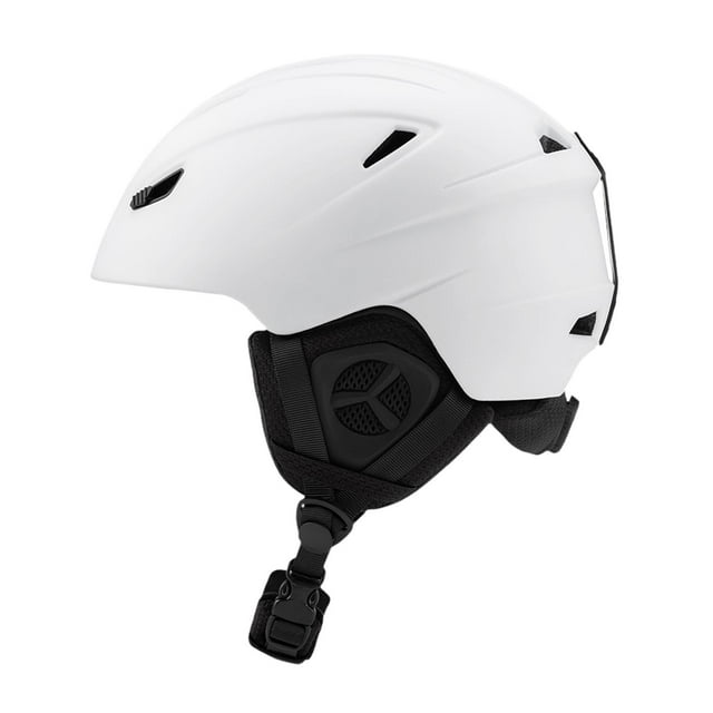 koolsoo Casque de Ski en Mousse Casque de Planche à Roulettes pour Vélo de Route Escalade sur Roche en Plein Air Blanc P