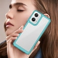 thumbnail image 4 of Case for Moto G35 5G,Moto G35 5G Case,Transparent TPU+PC Acrylic Protective Military Grade  Heavy Duty Shockproof Protection Phone Case for Motorola Moto G35 5G (Clear Blue), 4 of 8