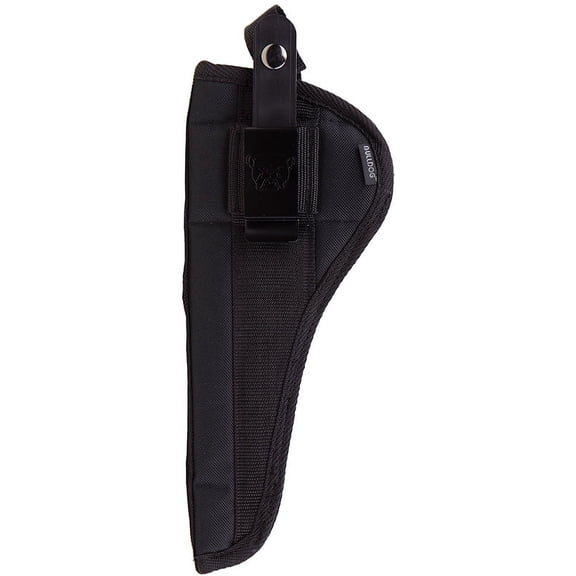 Bulldog FSN22 Extreme Pistol Belt Loop & Clip Sz 22 Most Standard Autos w/6-7" Barrel Nylon Black