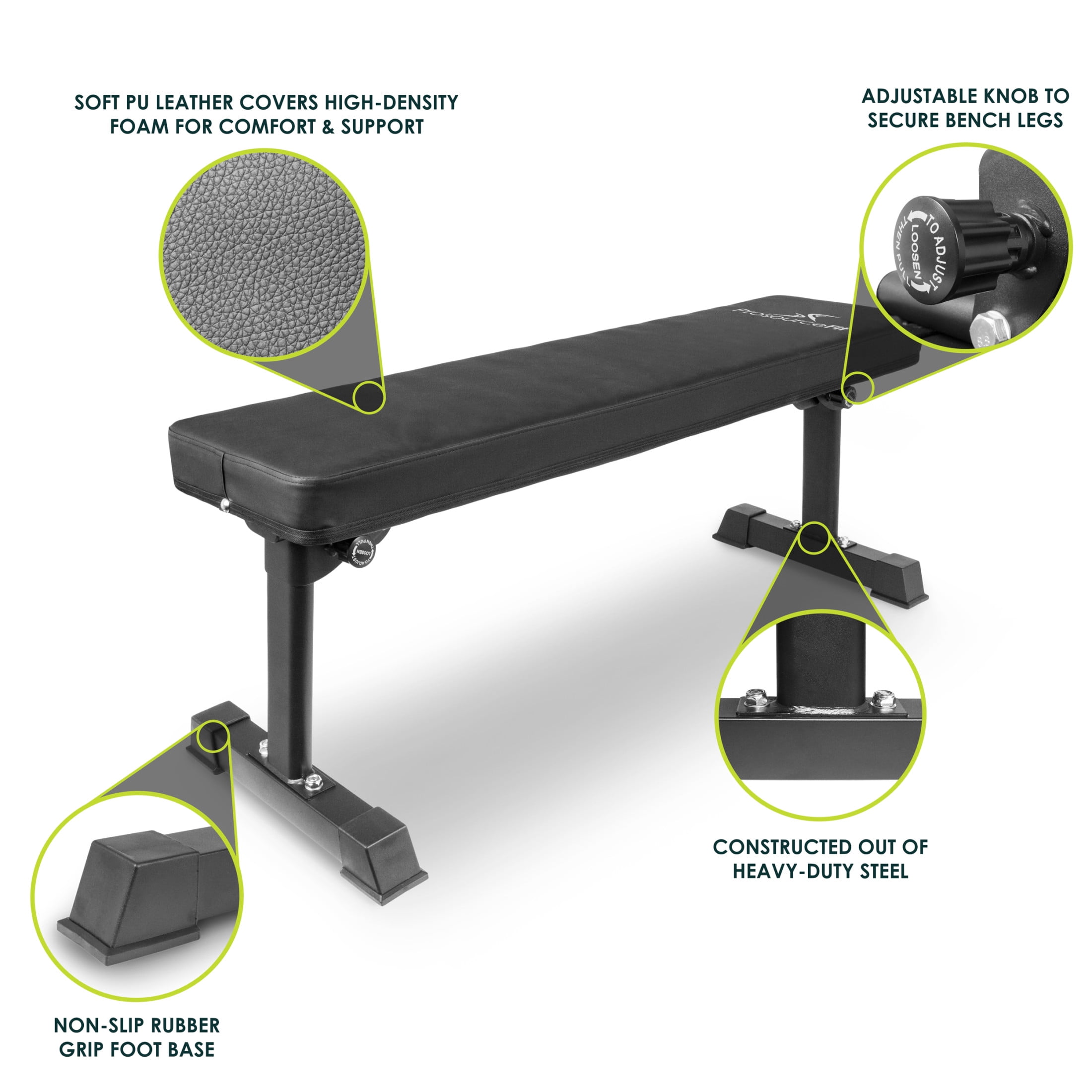 ProsourceFit Flat Weight Bench