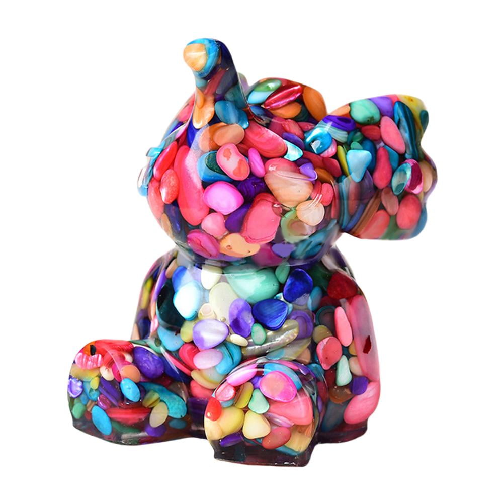 Colorful Crystal Elephant Unicorn Bear Deer Ornaments Crystal Animal Ornament Collection for Home Garden Office Desktop Decoration Colorful Crystal Elephant Unicorn Bear Deer Ornaments Crystal Animal Ornament Collection for Home Garden Office Desktop Decoration