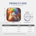 thumbnail image 3 of Gukieu Rainbow Lamb Breakfast Print Car Windshield Sun Visor, Foldable Anti-UV Car Sun Visor Suitable for Vans, Trucks Car Accessories-Large, 3 of 6