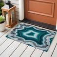 thumbnail image 4 of Entryway Rug 2'x3', Green Agate Small Rug for Kitchen Bathroom Door Mat Indoor Entrance, Ombre Modern Abstract Art Non-Slip Area Rugs Floor Mats Carpet Front Door Rugs, 4 of 8