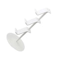 thumbnail image 4 of 3 Layer Game Controller Storage Rack Hollow Headphone Game Console Controller Holder Stand Organizer for XBOX White, 4 of 12