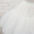 thumbnail image 6 of BYDOT Women's Crinoline Petticoat Tutu Skirt 4 Layers Ball Gown Organza Half Slips Underskirt for Wedding Bridal Dress, 6 of 9